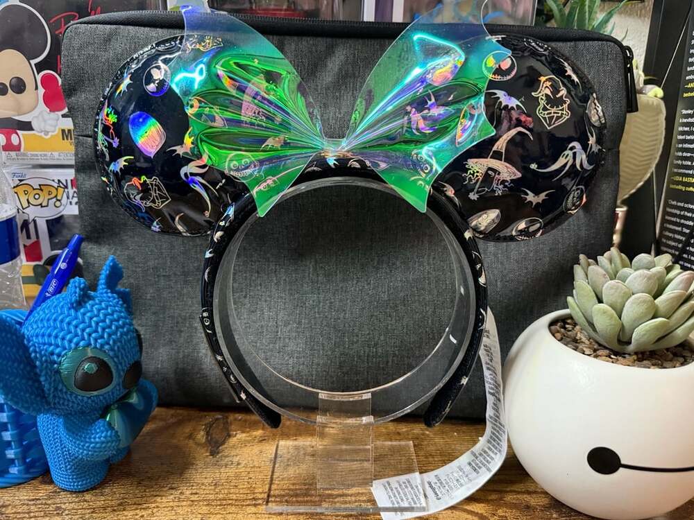 EUC Disney Parks NBC Holographic Ear Headband